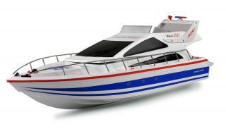 Amewi RC loď  Atlantic Yacht 73 cm modrá RTR sada (&lt;P&gt;Detailně propracovaný model motorové Jachty s páčkovým vysílačem 2,4GHz. RTR set, délka 73 cm!&lt;/P&gt;)