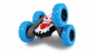 Amewi RC oboustranné auto Big SpinStar 1:24 modré (&lt;P&gt;Big SpinStar 1:24, 2,4 GHz, 4WD, otočné nápravy,&amp;nbsp;gumové pneumatiky s vysokou přilnavostí, 100% RTR, modrý. CRAZY oboustranné auto. Vzhledem k velkým superměkým pneumatikám a superodolném
