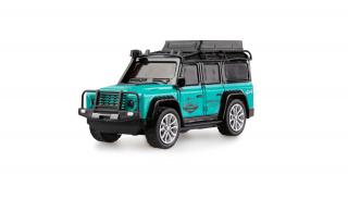 Amewi RC Terénní vozidlo 1:64 petrolejové (Amewi Terénní vůz, v měřítku 1:64, RTR, 2,4 GHz, kovová karoserie, LED osvětlení, pohon 2WD, gumové pneumatiky, 3 různé rychlosti - vhodné pro začátečníky, barva petrolejová.)