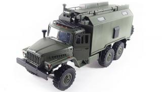 Amewi RC vojenský truck Ural 1:16 (&lt;P&gt;URAL 6x6 skvěle propracovaný a proporcionální vojenský truck 1:16 RTR, LED osvětlení, 6x6&lt;/P&gt;)