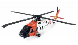 Amewi RC vrtulník pobřežní hlídky UH60 Black Hawk 6G/3D GPS RTF (&lt;P&gt;Amewi RC vrtulník pobřežní stráže UH Black Hawk, měřítko 1:47, 6G/3D, GPS, RTF, průměr rotoru 425mm, detailní vzhled, brushless, LED osvětlení, ochrana proti nízkému napětí baterie,