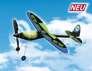 APEX letadlo na gumu s ocelovou konstrukcí křdel, 49x50 cm (Letadlo na gumu APEX s odolnou ocelovou konstrukcí křídla a ocasních ploch, 49x50 cm&lt;BR&gt;)