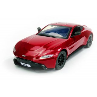 Aston Martin VANTAGE, licencovaný model 1:14, LED, 100% RTR, červený (Aston Martin VANTAGE, licencovaný model 1:14, LED přední osvětlení, gumové pneumatiky,&amp;nbsp;100% RTR, v červené barvě&lt;BR&gt;)
