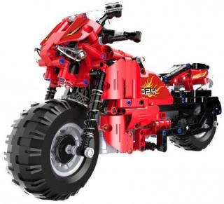 CaDA RC stavebnice motorka 1:14 (CaDA RC motorka,&amp;nbsp;484 dílků, 2,4 GHz)