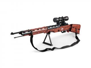 CaDA stavebnice útočná puška K98 Mauser, 653 dílků, pěnové náboje. (CaDA stavebnice opakovací pušky K98 Mauser,&amp;nbsp;cca&amp;nbsp;653 dílů, pěnové náboje.)