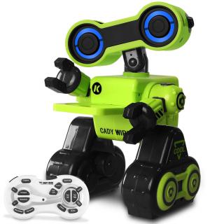 Cady WIRI R13 RC Robot 2.4 GHz, mluví anglicky, znalosti z vědy, tanec a zpěv, RTR, zelený (Cady WIRI RC Robot 2.4 GHz, mluví anglicky, znalosti z vědy,&amp;nbsp;inteligentní dálkový ovladač,&amp;nbsp;nahrávání hlasu, hlasový režim, demo režim, tanec a zp