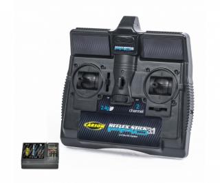 Carson ovladač Reflex Stick Pro, 2 Kanál, 2,4GHz (Vysílač&amp;nbsp;Reflex Stick&amp;nbsp;Pro od&amp;nbsp;firmy CARSON, 2 kanál, 2,4GHz)