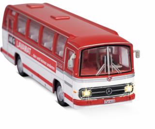 Carson RC auto Mercedes-Benz O 302 Bus 1:87 červená (&lt;P&gt;High-tech licencovaný model Mercedes-Benz&amp;nbsp;O 302 RTR&amp;nbsp;pro železniční kolejiště, plně proporcionální s LED osvětlením a realistickými zvuky&amp;nbsp;v měřítku 1:87.&lt;/P&gt;)