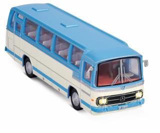 Carson RC auto Mercedes-Benz O 302 Bus 1:87 modrá (&lt;P&gt;High-tech licencovaný model Mercedes-Benz&amp;nbsp;O 302 RTR&amp;nbsp;pro železniční kolejiště, plně proporcionální s LED osvětlením a realistickými zvuky&amp;nbsp;v měřítku 1:87.&lt;/P&gt;)