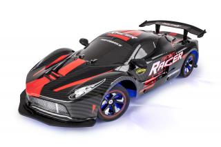 Carson RC auto Night Racer 1:10 červená (Carson 1:10 Night Racer 2.4GHz 100% RTR červený)