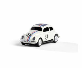 Carson RC auto Volkswagen Beetle Ralley 1:87 (&lt;P&gt;High-tech licencovaný model&amp;nbsp;VW Beetle&amp;nbsp;Rallye&amp;nbsp;RTR&amp;nbsp;pro železniční kolejiště, plně proporcionální s LED osvětlením a realistickými zvuky&amp;nbsp;v měřítku 1:87.&lt;/P