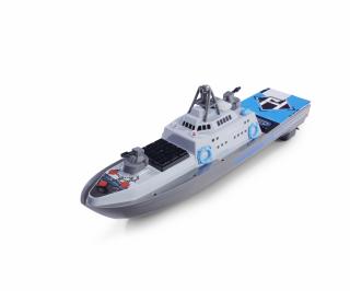 Carson RC člun pobřežní stráže RTR set s vodním dělem a LED osvětlením, délka 56cm (&lt;P&gt;&lt;SPAN&gt;Člun pobřežní stráže 2,4Ghz, 100% RTR.&lt;/SPAN&gt;&lt;/P&gt;)