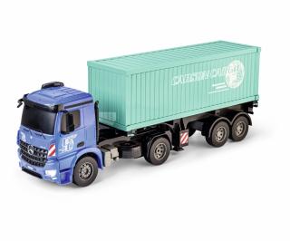 Carson RC Kamion Mercedes-Benz Arocs s kontejnerem 1:20 RTR sada (&lt;P&gt;Kamion Mercedes-Benz&amp;nbsp;Arocs s kontjenerem je licencovaný produkt z německé společnosti Tamiya-Carson v měřítku 1:20, 100% RTR&amp;nbsp;s AKU packem, baterie pro vysílač.&lt