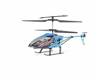Carson RC vrtulník Easy Tyrann 280 modrý (Carson RC vrtulník Easy Tyrann 280, 2 kanály, gyroskop, RTR, 2,4 GHz, barva modrá.)