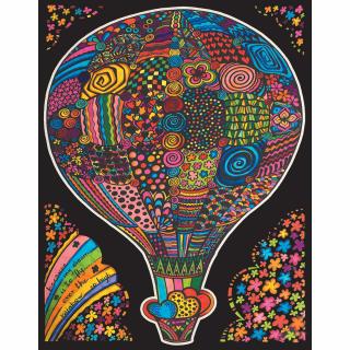 Colorvelvet Sametový obrázek Balón 47x35cm (&lt;P&gt;&lt;STRONG&gt;Velký sametový obrázek, vel. L - Balón.&lt;/STRONG&gt;&lt;/P&gt;)