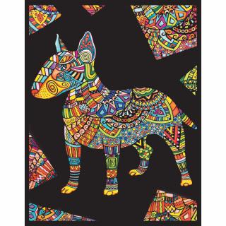Colorvelvet Sametový obrázek Bulteriér 21x29,7cm (&lt;P&gt;&lt;STRONG&gt;Sametový obrázek, vel. S&amp;nbsp;- Bulteriér&lt;/STRONG&gt;&lt;STRONG&gt;.&lt;/STRONG&gt;&lt;/P&gt;)