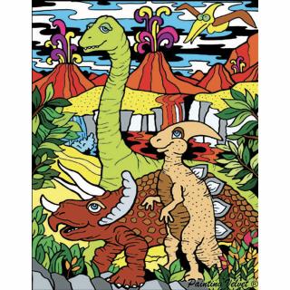 Colorvelvet Sametový obrázek Dinosauři 21x29,7cm (&lt;P&gt;&lt;STRONG&gt;Sametový obrázek, vel. S&amp;nbsp;- T-Rex&lt;/STRONG&gt;&lt;STRONG&gt;.&lt;/STRONG&gt;&lt;/P&gt;)