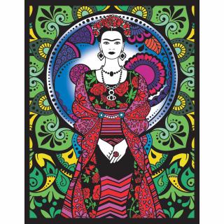 Colorvelvet Sametový obrázek Frida 21x29,7cm (&lt;P&gt;&lt;STRONG&gt;Sametový obrázek, vel. S&amp;nbsp;- Frida&lt;/STRONG&gt;&lt;STRONG&gt;.&lt;/STRONG&gt;&lt;/P&gt;)