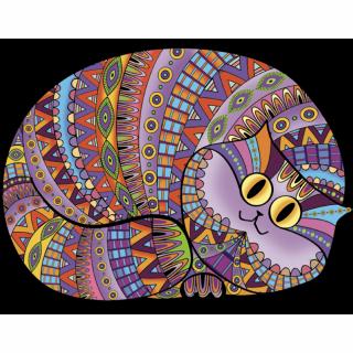 Colorvelvet Sametový obrázek Kočka 2  21x29,7cm (&lt;P&gt;&lt;STRONG&gt;Sametový obrázek, vel. S&amp;nbsp;- Kočka 2&lt;/STRONG&gt;&lt;STRONG&gt;.&lt;/STRONG&gt;&lt;/P&gt;)