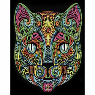 Colorvelvet Sametový obrázek Kočka 47x35cm (&lt;P&gt;&lt;STRONG&gt;Velký sametový obrázek, vel. L - Kočka.&lt;/STRONG&gt;&lt;/P&gt;)