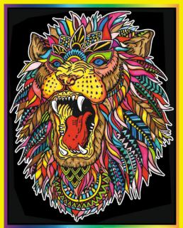 Colorvelvet Sametový obrázek Lví král 47x35cm (&lt;P&gt;&lt;STRONG&gt;VELKÝ SAMETOVÝ OBRÁZEK - LVÍ KRÁL.&lt;/STRONG&gt;&lt;/P&gt;)