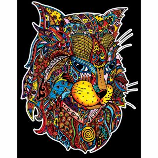Colorvelvet Sametový obrázek Rys 47x35cm (&lt;P&gt;&lt;STRONG&gt;Velký sametový obrázek, vel. L - Rys.&lt;/STRONG&gt;&lt;/P&gt;)
