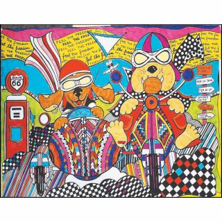 Colorvelvet Sametový obrázek Sidecar 21x29,7cm (&lt;P&gt;&lt;STRONG&gt;Sametový obrázek, vel. S&amp;nbsp;- Sidecar&lt;/STRONG&gt;&lt;STRONG&gt;.&lt;/STRONG&gt;&lt;/P&gt;)