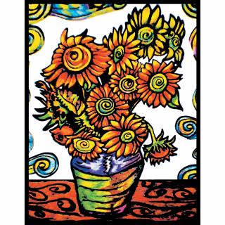 Colorvelvet Sametový obrázek Slunečnice 21x29,7cm (&lt;P&gt;&lt;STRONG&gt;Sametový obrázek, vel. S&amp;nbsp;- Slunečnice&lt;/STRONG&gt;&lt;STRONG&gt;.&lt;/STRONG&gt;&lt;/P&gt;)