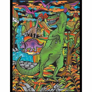 Colorvelvet Sametový obrázek T-Rex 21x29,7cm (&lt;P&gt;&lt;STRONG&gt;Sametový obrázek, vel. S&amp;nbsp;- T-Rex&lt;/STRONG&gt;&lt;STRONG&gt;.&lt;/STRONG&gt;&lt;/P&gt;)