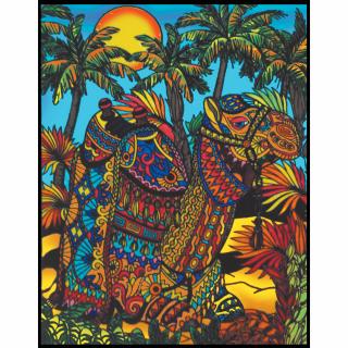 Colorvelvet Sametový obrázek Velbloud 47x35cm (&lt;P&gt;&lt;STRONG&gt;Velký sametový obrázek, vel. L - Velbloud.&lt;/STRONG&gt;&lt;/P&gt;)
