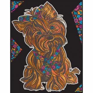 Colorvelvet Sametový obrázek Yorkshire 21x29,7cm (&lt;P&gt;&lt;STRONG&gt;Sametový obrázek, vel. S&amp;nbsp;- Yorkshire&lt;/STRONG&gt;&lt;STRONG&gt;.&lt;/STRONG&gt;&lt;/P&gt;)