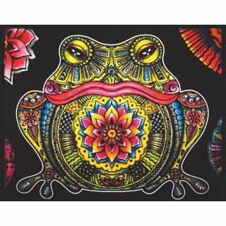 Colorvelvet Sametový obrázek Žába 21x29,7cm (&lt;P&gt;&lt;STRONG&gt;Sametový obrázek, vel. S&amp;nbsp;- Žába&lt;/STRONG&gt;&lt;STRONG&gt;.&lt;/STRONG&gt;&lt;/P&gt;)