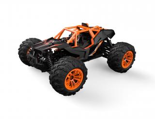 DF Fun-Racer 4WD, 1:14, 2,4 GHz, rychlost 3-35 km/h, RTR, oranžový (DF Fun-Racer 4WD, 1:14, 2,4 GHz, nastavitelná rychlost 3-35 km/h, RTR, oranžový, proporcionální ovládání, kuličkové ložiska,&amp;nbsp;voděodolný IPx4)
