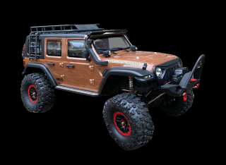 DF models DF-4S PRO Crawler hnědý 313mm 1:10, naviják, LED (&lt;P&gt;DF-4S Pro Crawler&amp;nbsp;1:10 313mm&amp;nbsp;verze 2024&amp;nbsp;RTR, LED osvětlení, naviják, 2 rychlosti - vše ovládané z vysílače, hliníkový rám, uzemykatelné / odemykatelné&amp;nbsp