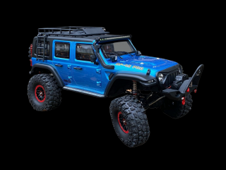 DF models DF-4S PRO Crawler modrý 313mm 1:10, naviják, LED (&lt;P&gt;DF-4S Pro Crawler&amp;nbsp;1:10 313mm&amp;nbsp;verze 2024&amp;nbsp;RTR, LED osvětlení, naviják, 2 rychlosti - vše ovládané z vysílače, hliníkový rám, uzemykatelné / odemykatelné&amp;nbsp