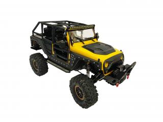 DF models DF-4S PRO Crawler žlutý 313mm 1:10, naviják, LED (DF-4S PRO Crawler&amp;nbsp;žlutý&amp;nbsp;313mm 1:10 profesionální Crawler 2,4 Ghz, 1:10 RTR,&amp;nbsp;uzávěrky, portálové nápravavy, 2 rychlosti, LED osvětlení, naviják, 25kg servo řízení.)
