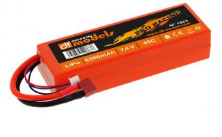 DF models LiPo Aku 7,4 V / 6500 mAh - 45C Pro Racing T-Dean (&lt;p&gt;Pohonný LiPo Akku pro auta v hardcase 7,4 V / 6500 mAh - 45C Pro Racing.&lt;/p&gt;)