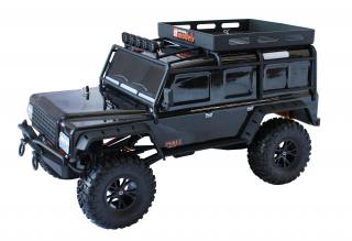 DF models RC auto DF-4J Crawler 2023 Edition 1:10 XXL Černý (&lt;P&gt;DF-4J XXL CRAWLER&amp;nbsp;EDITION 2023 V PLNÉ VÝBAVĚ S NAVIJÁKEM, DVOURYCHLOSTNÍ PŘEVODOVKOU, HLINÍKOVÝM RÁMEM, LED&amp;nbsp;SVĚTLY, BLINKRY, BRZDOVÝMI SVĚTLY,&amp;nbsp;5CH VYSÍLAČEM A