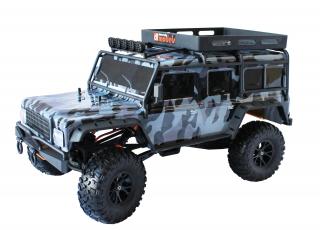 DF models RC auto DF-4J Crawler 2023 Edition 1:10 XXL Kamufláž (&lt;P&gt;DF-4J XXL CRAWLER&amp;nbsp;EDITION 2023 V PLNÉ VÝBAVĚ S NAVIJÁKEM, DVOURYCHLOSTNÍ PŘEVODOVKOU, HLINÍKOVÝM RÁMEM, LED&amp;nbsp;SVĚTLY, BLINKRY, BRZDOVÝMI SVĚTLY,&amp;nbsp;5CH VYSÍLAČE