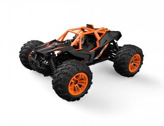 DF models RC truggy Fun-Racer 1:14 oranžová (DF Fun-Racer 4WD, 1:14, 2,4 GHz, nastavitelná rychlost 3-35 km/h, RTR, oranžový, proporcionální ovládání, kuličkové ložiska,&amp;nbsp;voděodolný IPx4)
