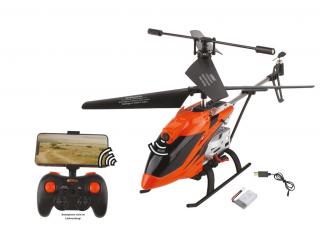 DF models RC vrtulník DF-100 s kamerou (DF-100 FPV vrtulník, HD kamera, FPV-WiFi přenos obrazu na mobilní telefon, AUTO vzlet/přistání, LED osvětlení, barometr, ALU šasi, RTF)