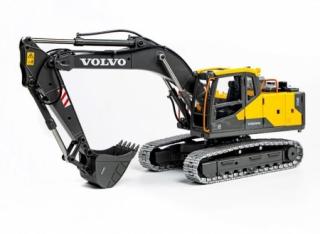 Double E RC bagr VOLVO EC160E 1:14 celokovové profesionální rypadlo RTR 98% kov (&lt;P&gt;VOLVO EC160E 1:14 RTR - licencovaný&amp;nbsp;profesionální&amp;nbsp;kovový pásový bagr , hmotnost 9,6kg, 98% kovových částí, plně proporcionální.&lt;/P&gt;)