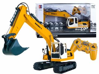 DOUBLE E RC bagr vzor Liebherr R936 1:16 nelicencovaný (&lt;P&gt;ŠPIČKOVÝ PÁSOVÝ BAGR DLE VZORU LIEBHERR R936 S PLNĚ OVLADATELNÝM RAMENEM, KOVOVOU LŽÍCÍ, AKU PAKEM A NABÍJEČEM&lt;/P&gt;)