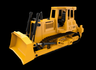 DOUBLE E RC buldozer s funkční radlicí 1:20 (&lt;P&gt;TRACTOR buldozer, 1:20, funkční lžíce,&amp;nbsp;zvukové efekty, LED osvětlení, DEMO režim, režim AUTO-vypnutí, 2.4 GHz, RTR&lt;/P&gt;)