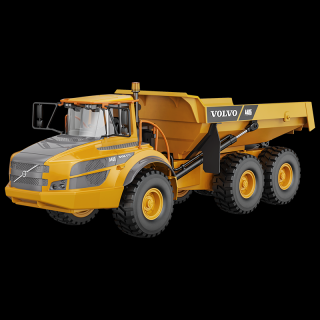 DoubleE RC kloubový dumper VOLVO A40G 1:20 56 cm 6WD LED zvuky RTR sada (&lt;P&gt;Licencovaný&amp;nbsp;profesionální kloubový dumper VOLVO A40G v měřítku 1:20 56 cm plně proporcionální, pohon 6x6, LED, zvuky RTR sada&lt;/P&gt;)