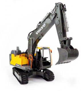 DoubleE RC pásový bagr Volvo 1:16 RTR (Licencovaný pásový bagr VOLVO v měřítku&amp;nbsp;1:16, 2,4 Ghz, RTR, licencovaný produkt.)