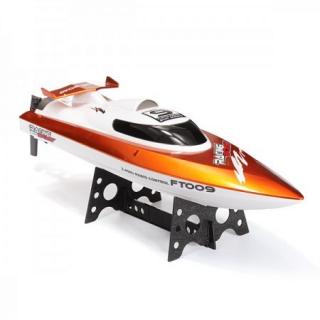 FM-Electrics RC závodní člun FT009 oranžová (&lt;P&gt;&lt;SPAN style= FONT-SIZE: 12pt &gt;Sportovní člun FT009 dosahuje 30 km/h! Automatické otočení při převrácení. &lt;/SPAN&gt;&lt;/P&gt;)