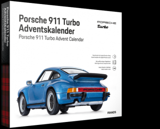 Franzis adventní kalendář Porsche 911 Turbo se zvukem 1:43 (&lt;P&gt;Pořiďte&amp;nbsp;speciální&amp;nbsp;vydání&amp;nbsp;Franzis -&amp;nbsp;adventní zvukový kalendář s kovově modrým Porsche 911 Turbo v měřítku 1:43 za 24 dní. Ideální kousek do Vaší sbírky