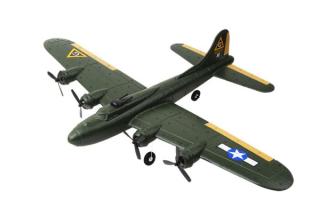 FX RC letadlo BOEING B-17 Flying Fortress RTR zelený (Maketové letadlo BEOING B-17 Flying Fortress, 2,4 GHz, 2 kanály, vyrobeno z EPP, vynikající letové vlastnosti, vhodné&amp;nbsp;pro začítečníky, RTF)
