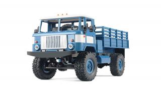 GAZ-66 Vojenský truck 1:16 modrý RTR 4x4 (&lt;P&gt;Skvěle propracovaný vojensky TRUCK ve stylu GAZ-66, v RTF sadě,&amp;nbsp;Proporcionální jízda, LED osvětlení, 4x4&lt;/P&gt;)